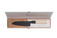 画像をギャラリービューアに読み込む, 三徳包丁・ブラック・朴