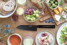 画像をギャラリービューアに読み込む, 三徳包丁・ブラック・黒檀