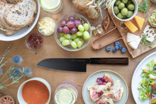 画像をギャラリービューアに読み込む, 三徳包丁・ブラック・ウェンジ