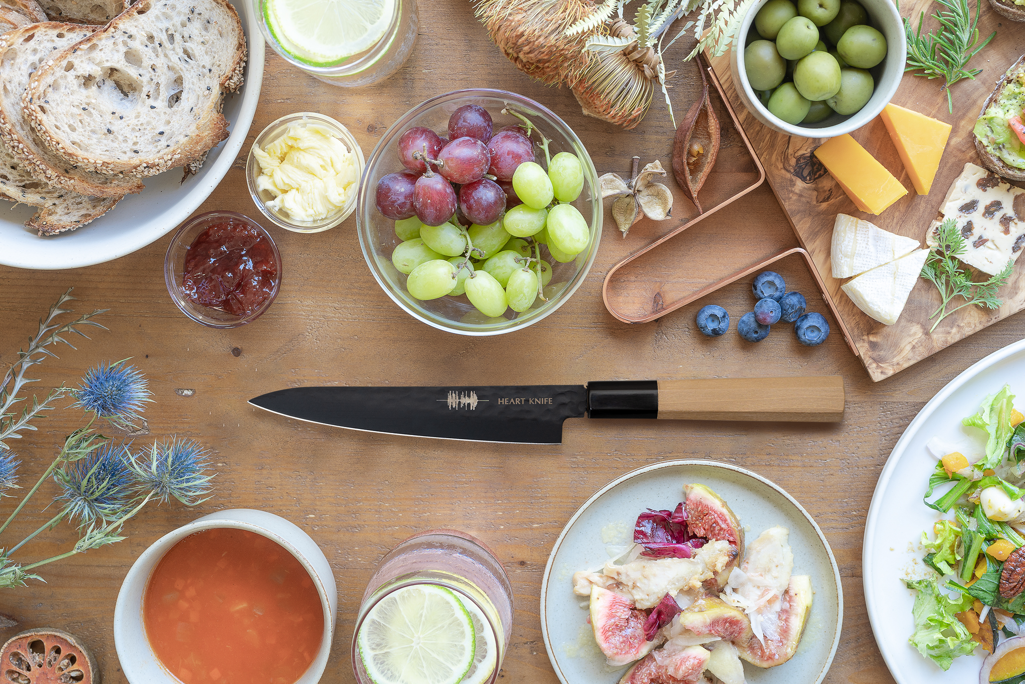 郷右馬允義弘造 和牛刀 包丁 青鋼 9寸 山脇刃物製作所